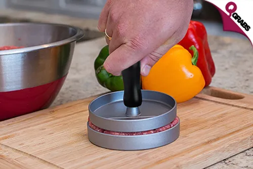 From QR29 Make Perfect Homemade Patties with a Non-Stick Burger Press! (Up to QR138 Value)